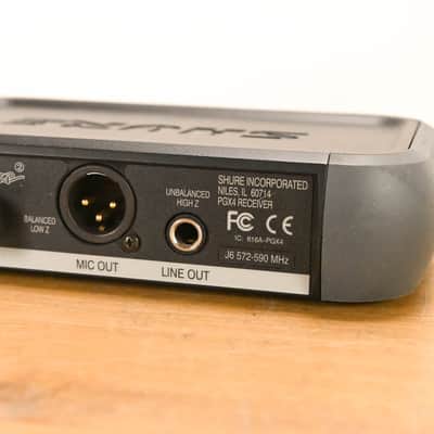 Shure PGX14 Wireless Beltpack System J6 Band - 572-590 MHz (NO PSU) CG01YFV image 6
