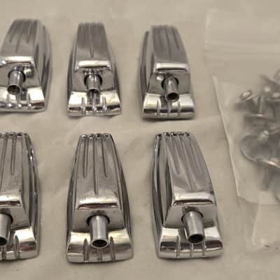 Eight Classic Ludwig Lugs 70s-80s w/ Mounting Screws image 2