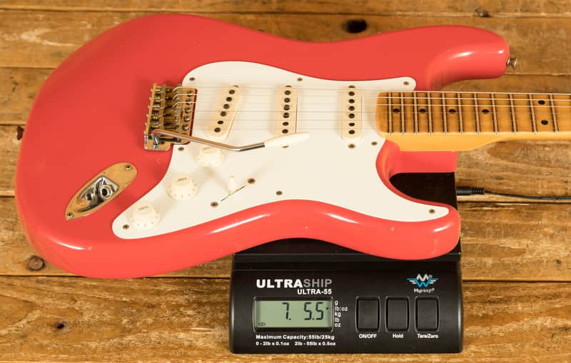 Fender Custom Shop 57 Strat - Journeyman Relic Fiesta Red | Reverb