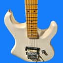 KRAMER BARETTA I with FULLY BOUND MAPLE NECK!!! In flip-flop white!!! BARETTA I 1987-1988 FLIP-FLOP