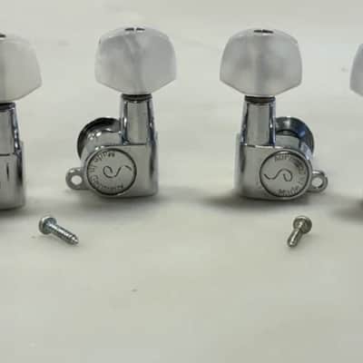 PEAVEY® USA WOLFGANG STANDARD SCHALLER "MADE IN GERMANY" 3L x 3R TUNERS WITH PEARL BUTTONS image 1