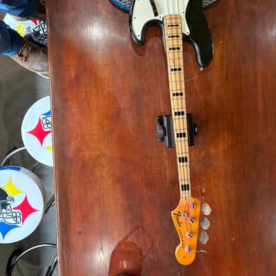 Fender Jazz Bass with Maple Fretboard 1970 - 1974 - Black image 5
