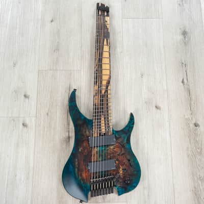 Legator Ghost G8FX Headless Multi-Scale 8-String Guitar, Fishman Fluence, Galaxy image 3