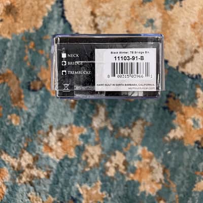 Seymour Duncan Black Winter Bridge Trembucker 2010s - Black image 5