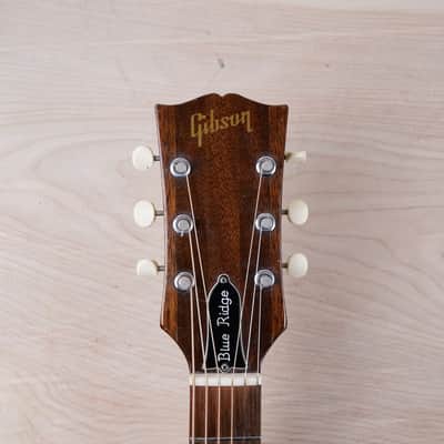 Gibson Blue Ridge Acoustic Guitar 1968 Natural Vintage w/ Bag image 6