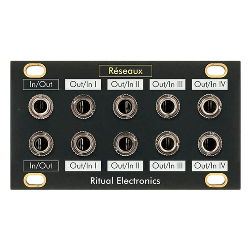 Ritual Electronics Reseaux Eurorack Mixer/Attenuator 1U Module image 1