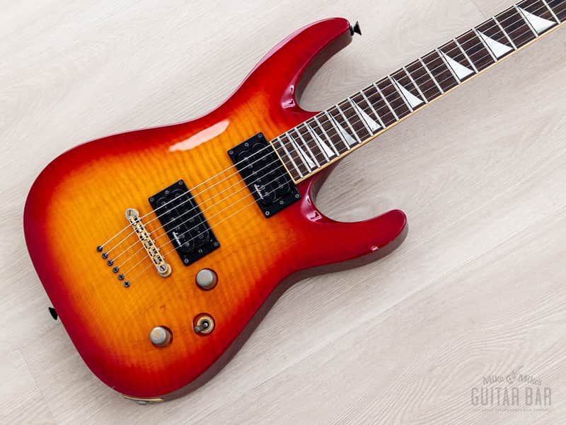 1989 Charvel by Jackson Soloist Arched-Top SLA-160-HH Deep Cherry