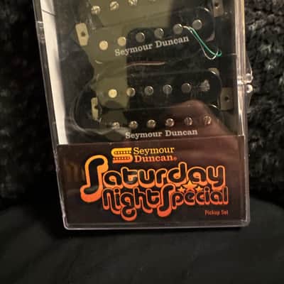 Seymour Duncan Saturday Night Special Humbucker 2-piece Pickup Set - Black 2022 image 1