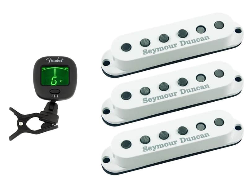 Seymour Duncan California 50's White Strat Set SSL-1 Single Coil Fender Replacement ( FENDER TUNER ) image 1