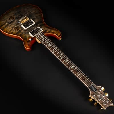 2015 PRS 30th Anniversary Wood Library Custom 24 Quilt 10-Top - Burnt Maple Leaf | USA Limited Edition Satin Flame Maple Neck Ziricote Fretboard 3.4kg | Coa OHSC image 7
