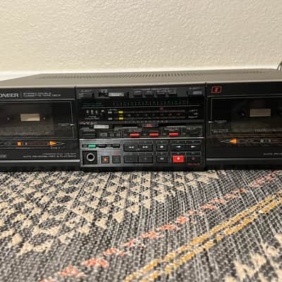 Vintage Pioneer CT-V70 Dual Cassette Deck 1986 - Black image 7