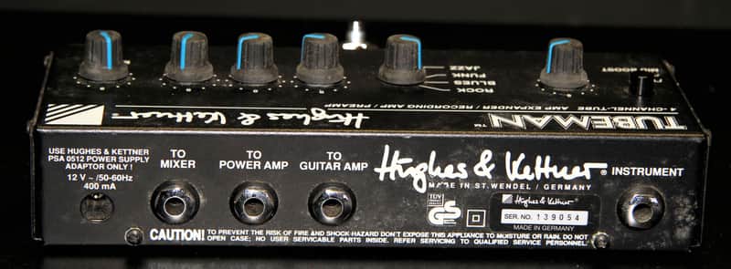 Hughes & Kettner Tubeman mk1 Valve Guitar Pre-Amp | Reverb UK