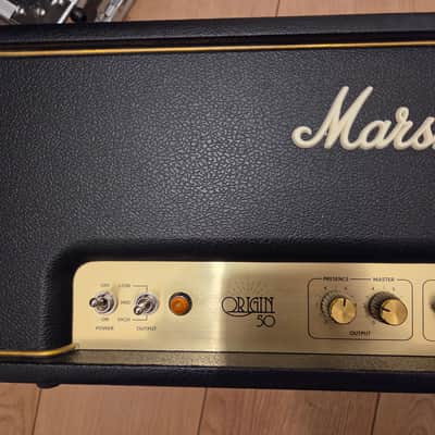 Marshall Origin ORIGIN50H 50-Watt Tube Guitar Amp Head 2018 - Present - Black image 5