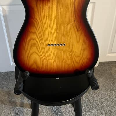 Warmoth Fender Telecaster Thinline Deluxe CuNiFe HH 2022 - Satin 3 Tone Sunburst image 7