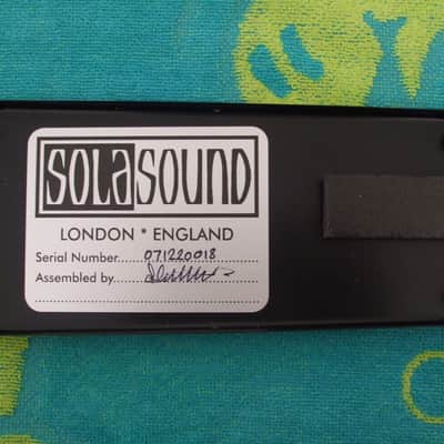 Colorsound rare orange 2021 OVERDRIVER Castledine fuzz distortion guitar pedal sola sound ZCD image 9