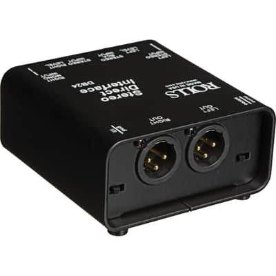 Rolls DB24 Passive Stereo Direct Interface and XLR Cable image 2