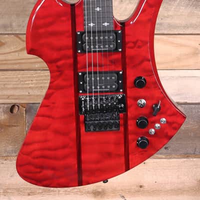 BC Rich Mockingbird Legacy ST Electric Guitar Transparent Red w/ Floyd Rose image 1