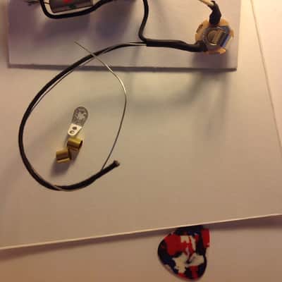 True Left Handed Custom Pre-Wired Harness Assembly for Precision Bass USA Paper In Oil image 3
