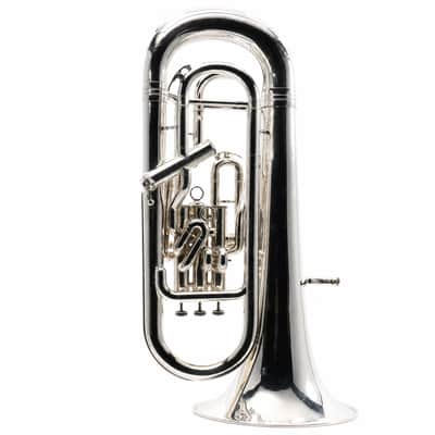 Yamaha YEP-641 Professional Bb Euphonium in Silver Plate SN 101656 image 2