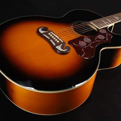 Epiphone J-200 EC Studio (Solid Top; Fishman Presys) Vintage Sunburst 739 image 1