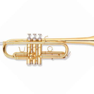 Gold Trumpet, C key, with case and mouthpiece. New image 3