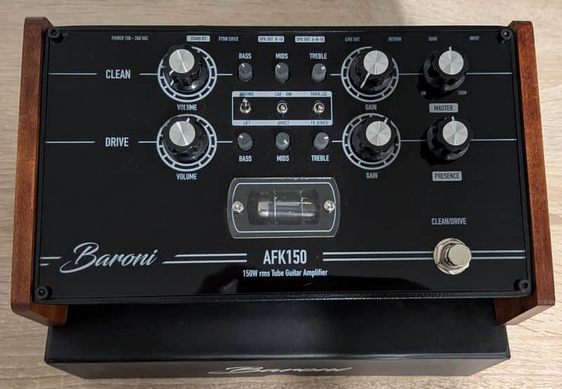 Baroni-Lab AFK150 2-Channel 150-Watt Pedalboard Guitar Amp 2022 - Present - Black image 1