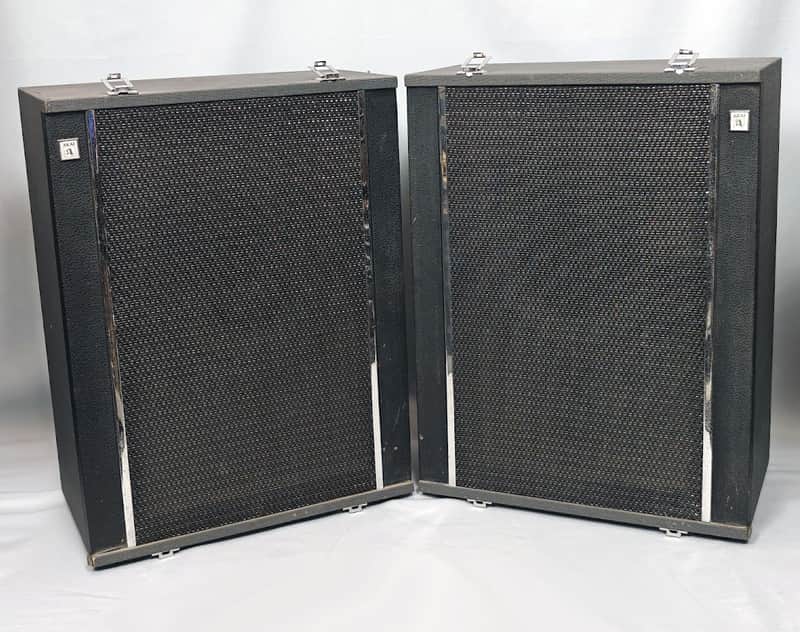 Pair of (2) Vintage Akai SS-110 Alnico 2-Way Speakers 10"Coaxial Efficient Ex Sound - 1960s - JAPAN image 1