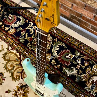 2022 Fender Custom Shop 1959 Stratocaster Heavy Relic, Surf Green image 6