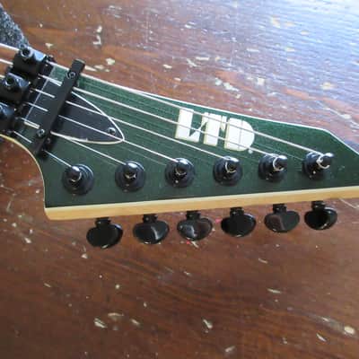 ESP LTD M-400 with EMG Pickups, Rosewood Fretboard 2016 - Dark Green Metallic image 7