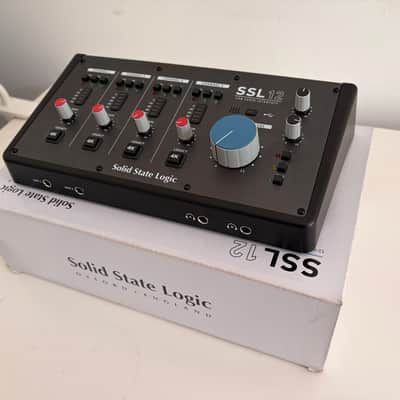 Solid State Logic SSL 12 12-Channel USB Audio Interface 2023 - Black image 1