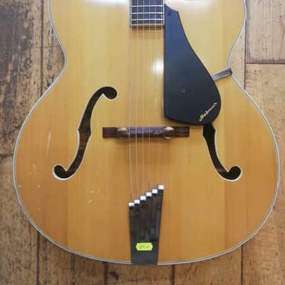 Hobmer Vintage Archtop Acoustic Guitar image 2