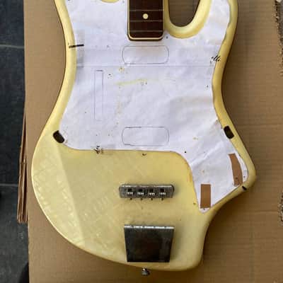 Immagine Vintage Layolo Bass (Made in Italy) - Pearloid Body - Restoration Project - 20
