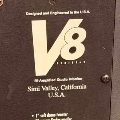KRK V8 Series I Passive/Active Studio Monitors - Matching Pair (One Blown / Non-Functioning - Project Set) image 23
