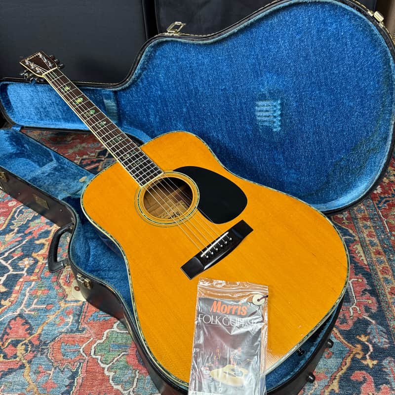 Morris D41 Style X-Braced Dreadnought Model W40 MIJ - 1975