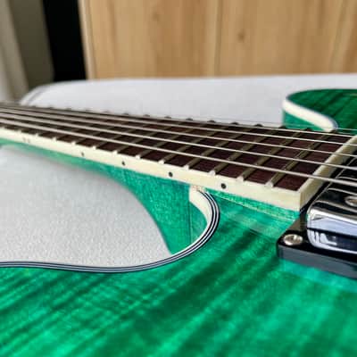 Burj Guitars Prototype #001 Emirati Green image 11
