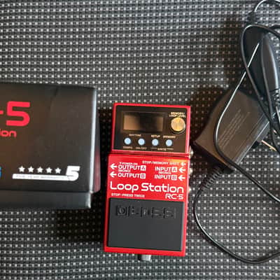 Boss RC-5 Loop Station 2020 - Present - Red image 4