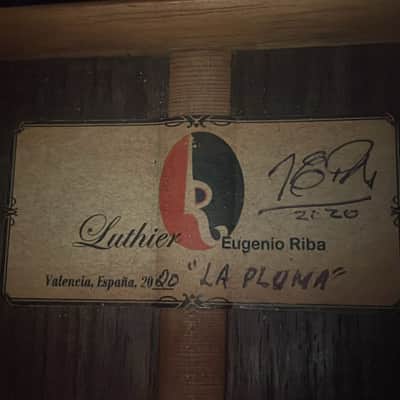 Eugenio Riba 2020 Classical Guitar "La Pluma" – A Masterful Copy of an Antonio de Torres Guitar - Check Video! image 19