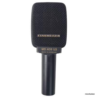 Sennheiser MD409-U3 ✓Serviced 80s Vintage Dynamic Microphone # 14255 image 11