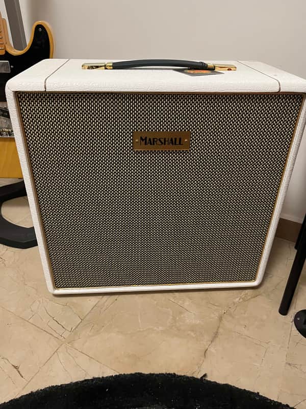 Marshall Studio Vintage 1x12 White Elephant Grain Cabinet Limited Edition Bild 1