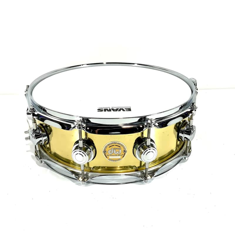 DW Collector's Series Brass 5x14" Snare Drum (1999 - 2008) image 1