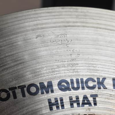 Used Zildjian 14" Quick Beat Hi-hat Cymbals - 1265g/1462g image 6
