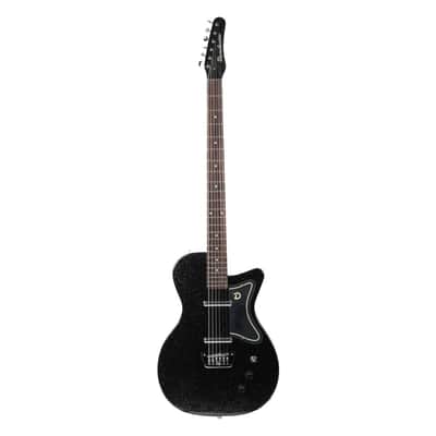 Danelectro '56 Baritone Electric Guitar-Black Metal Flake *USA Small Business* image 1
