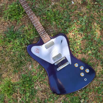 Gibson '65 Non-Reverse Firebird V Custom Shop VOS Stop Bar 2023 - Candy Apple Purple image 2