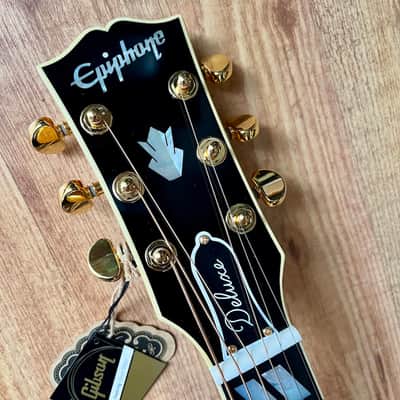 Epiphone "Inspired by Gibson Custom" Hummingbird Deluxe EC Autumn Burst image 12