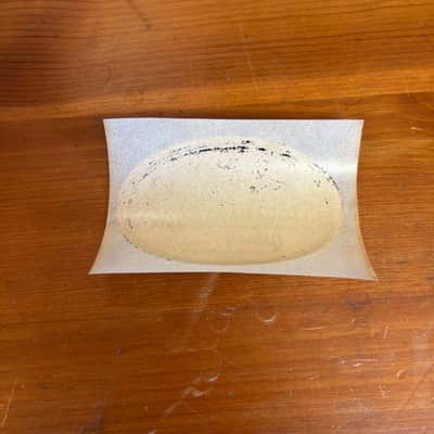 1950's Gibson Blank Orange Soundhole Label N.O.S. image 2