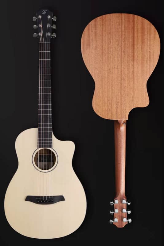 Furch Pioneer-EM a Acoustic Electric Travel Guitar - Natural