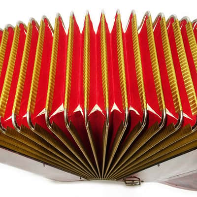 Hohner Riviera II Lightweight 5 Row Button Accordion C System made in Germany 2147, incl New Straps, Amazing sound! image 9