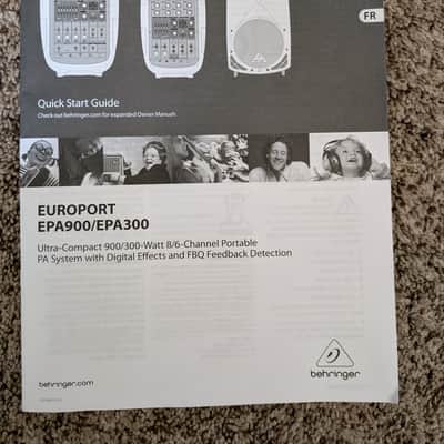 Behringer Europort EPA900 Portable PA System 2000s - excellent condition image 8