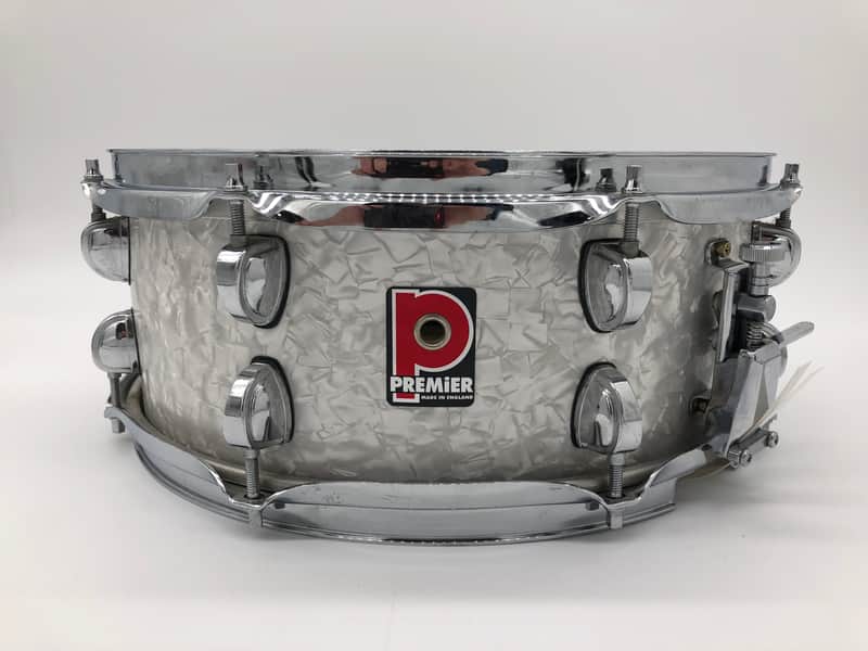Premier XPK Snare Drum 5.5x141990s White Marine Pearl image 1