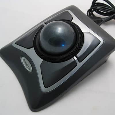 Kensington Expert Trackball USB Mouse #K64325 Scroll Wheel Black/Silver image 1